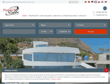 Tablet Screenshot of immobilier-costa-blanca.com